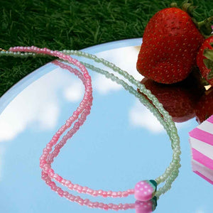 Pink Berry Necklace