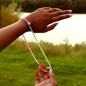 Pink Berry Necklace